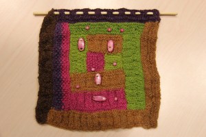 Aurélien, tricot de laine véritable offert à Thrissa pour ses 50 ans.