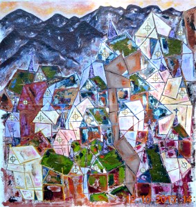 Chapelles sur flanc escarpé