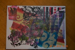 Fond texturé avec serviettes de tables déchiquetées