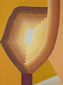 La toile a pour titre At the root, Jenny Kemp.