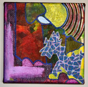 Un des cinq tableaux de la série Pokémon Nintendo