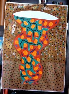 Je travaille sur ce beau vase en ce moment. J'envisage peut-être en faire une série.