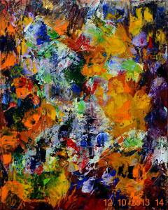 Autre toile abstraite de ma collection.