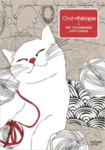 L'art thérapie par les chats à colorier