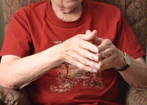 Les mains expressives de mon père.