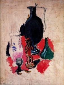 Matisse n'a pas terminé cette toile, mais ce n'est pas parce qu'il considérait qu'elle était finie bien que pas finie, c'est parce qu'il ne savait pas s'il aimait l'idée d'exploiter l'africanité avec la statuette.