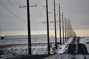 Une route secondaire dans l'état de Washington